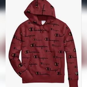 Men's Champion Red Hoodie - Size Small Good Condition